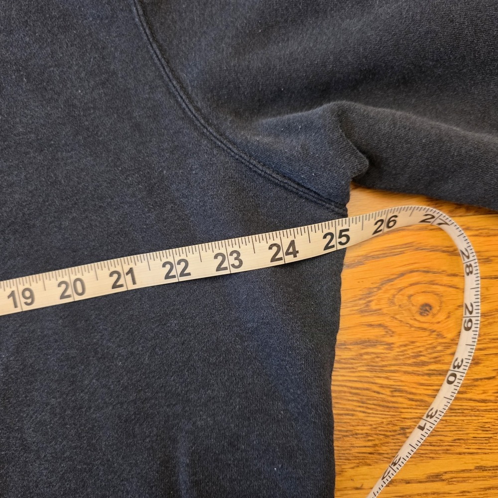 Nike Air L Dress Women's Black Fleece Sweatshirt Crew Neck Loose Fit Athleisure - Picture 8 of 16